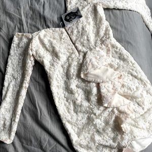 Cold-shoulder Ruffled Sequin-embellished Tulle Mini Dress by SELF PORTRAIT